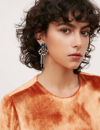Starry Fringe Earrings